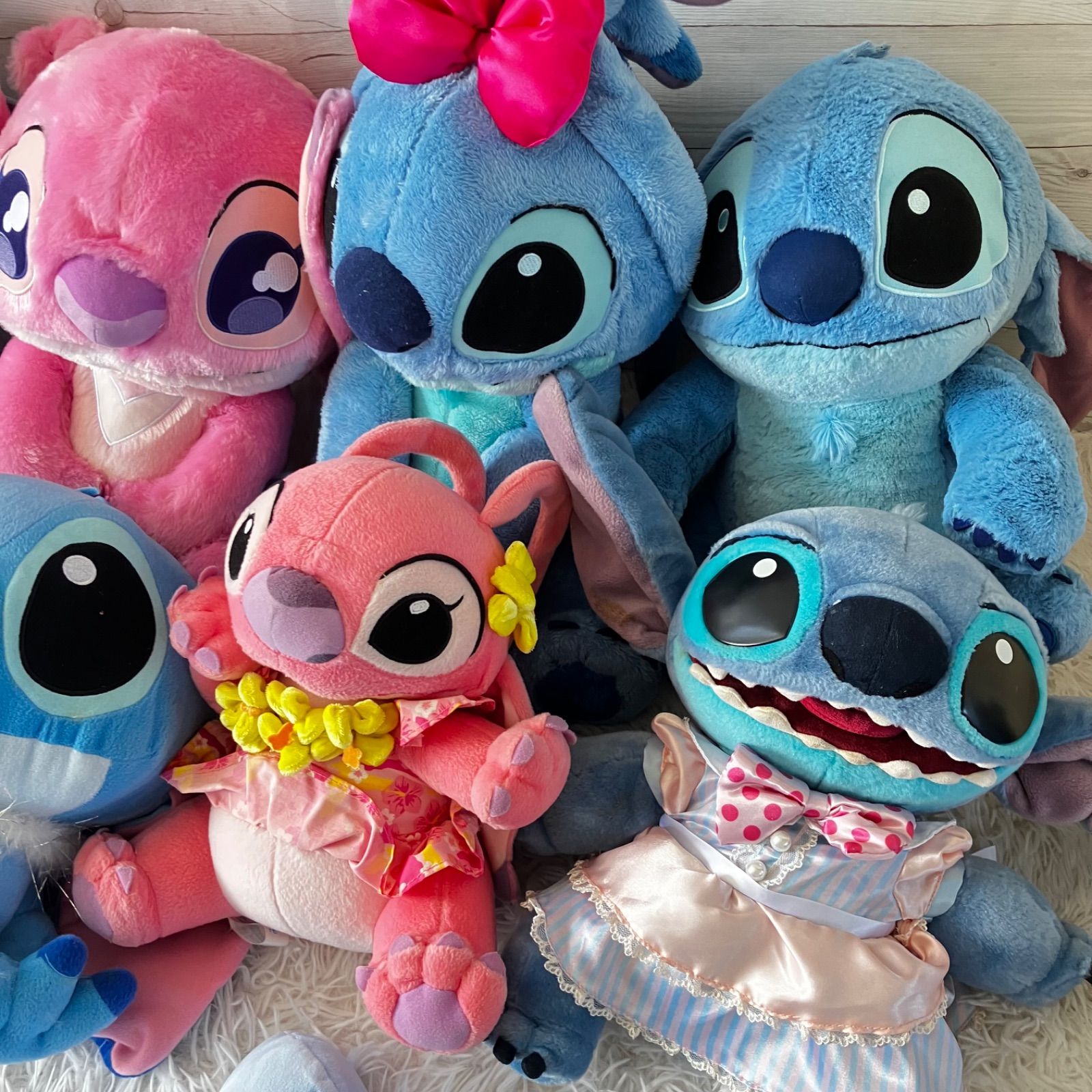 ディズニー リロアンドスティッチ レトロぬいぐるみまとめ ディズニー スティッチ ぬいぐるみ 大量まとめ売り 18点セット