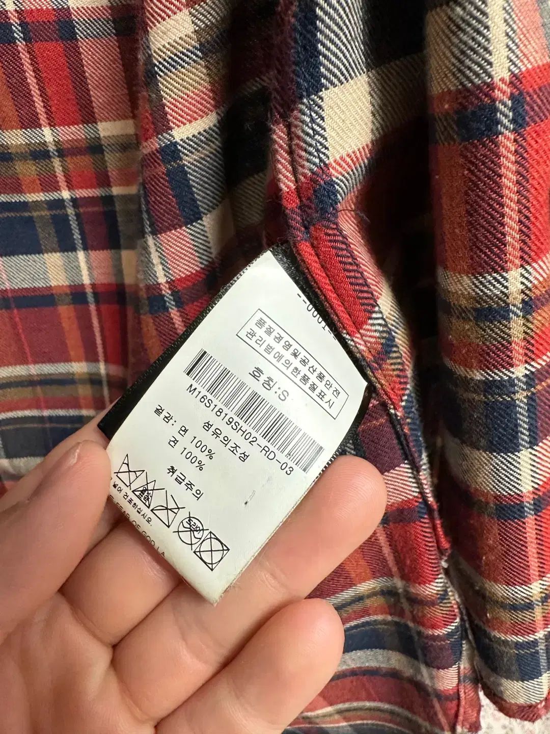 s FEAR OF GOD フィアオブゴッド フランネル レッド シャツ チェック柄 4th VIDAFM_ORG