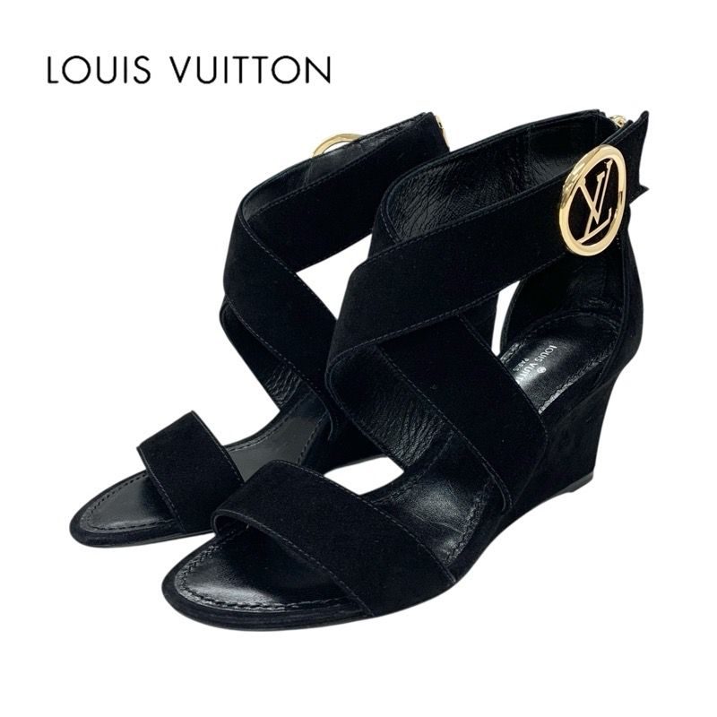 ルイヴィトン ホライズンライン サンダル ヒール LOUIS VUITTON - ルイヴィトン LOUIS VUITTON ホライズンライン