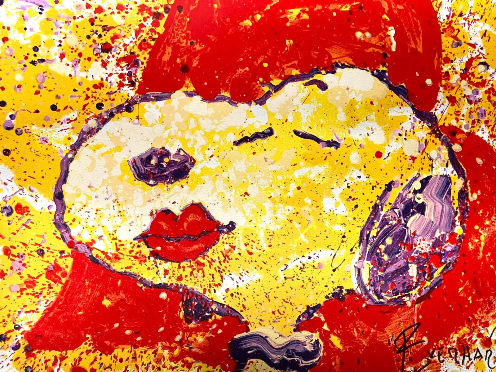 M*h様 トムエバハート A kiss is just a kiss リトグラフ M*h様 トム