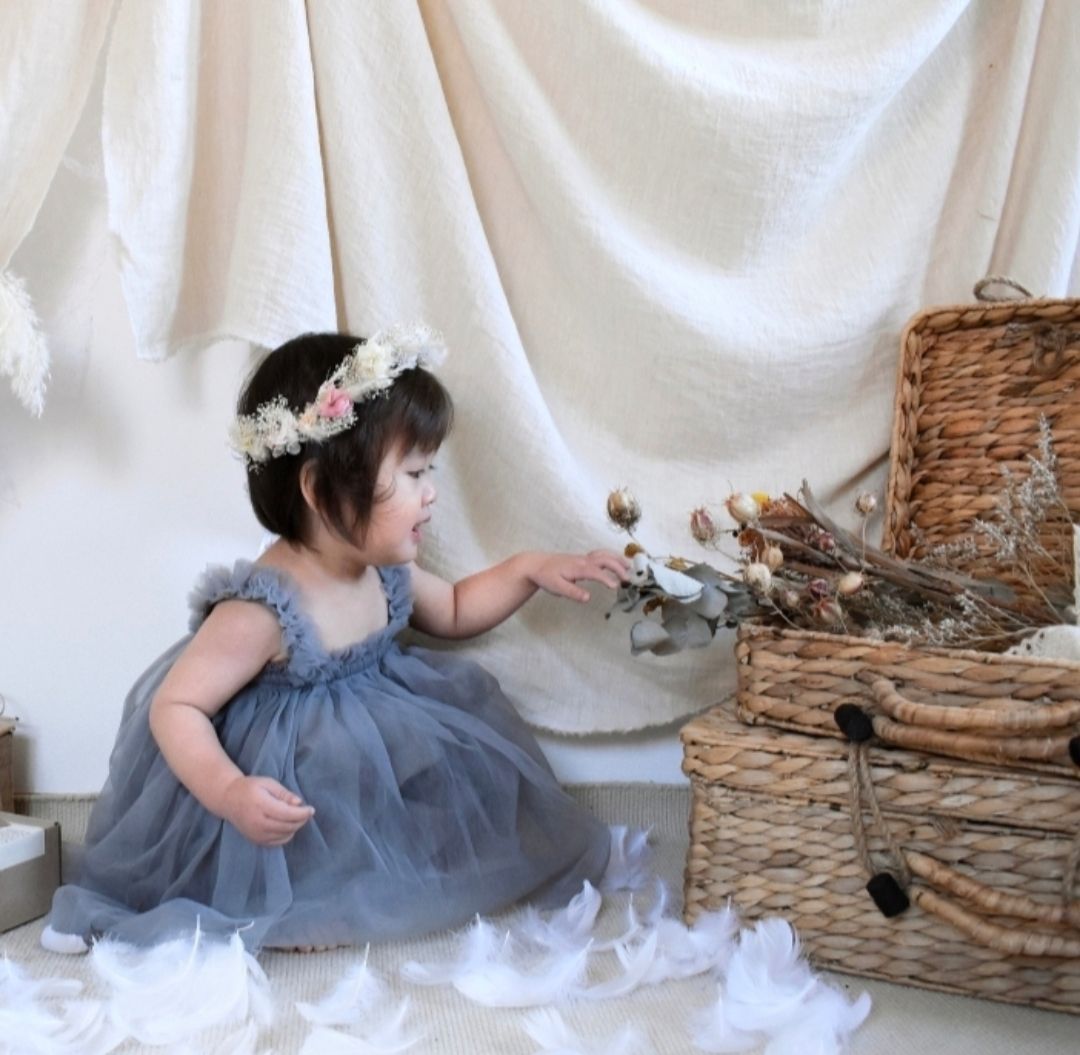 メルカリshops 3wayチュールワンピース ベビードレス ハロウィン チュールワンピース