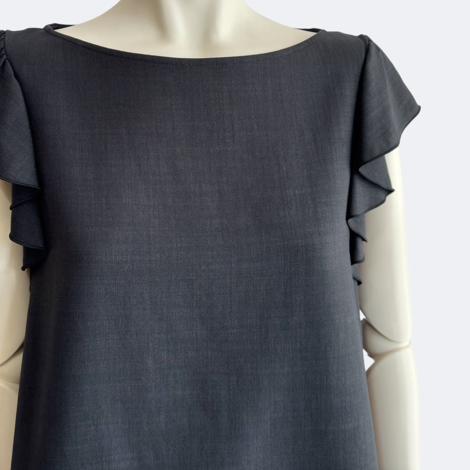 FOXEY NEWYORK フォクシーニューヨーク カットソー ダークグレー FOXEY NEWYORK フォクシーニューヨーク カットソー ダークグレー