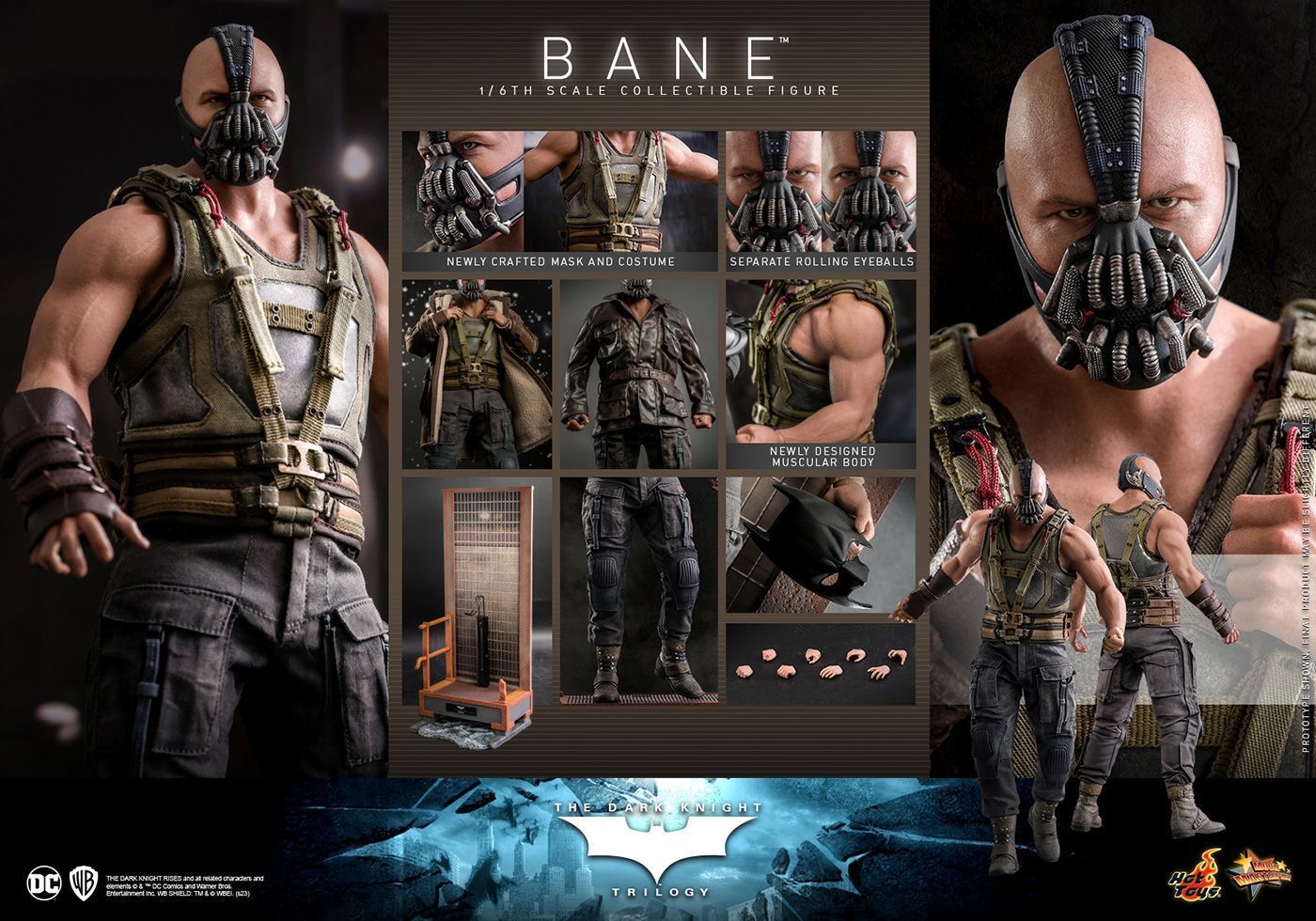 Hot Toys -  最終値下げ 【ムービー・マスターピース】『ダークナイト・トリロジー』ベイン ホットトイズ ムービー・マスターピース ダークナイト