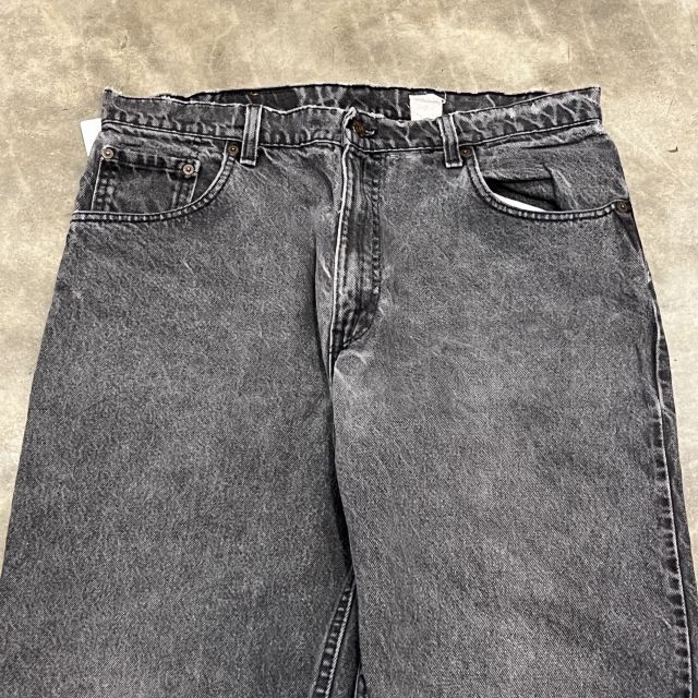 0 90s USA製 Levi W38 ブラックデニム公式 【Levi's / リーバイス】560 USA製　ブラックデニム