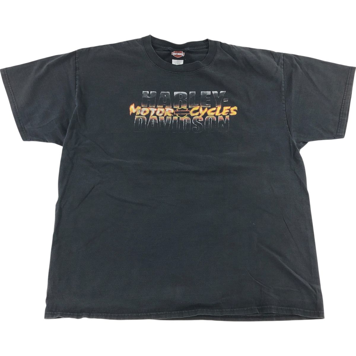 古着 ハーレーダビッドソン Harley-Davidson ファイヤーパターン モーターサイクル バイクTシャツ メンズXL相当|eaa554705