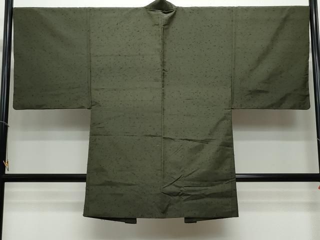 藍媚茶色 正絹