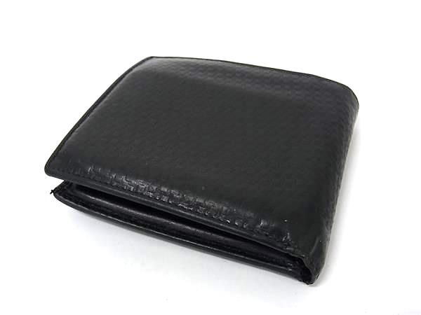 ダンヒル 二つ折り コインケース付き 財布 メンズ 黒 レザー 札入れ