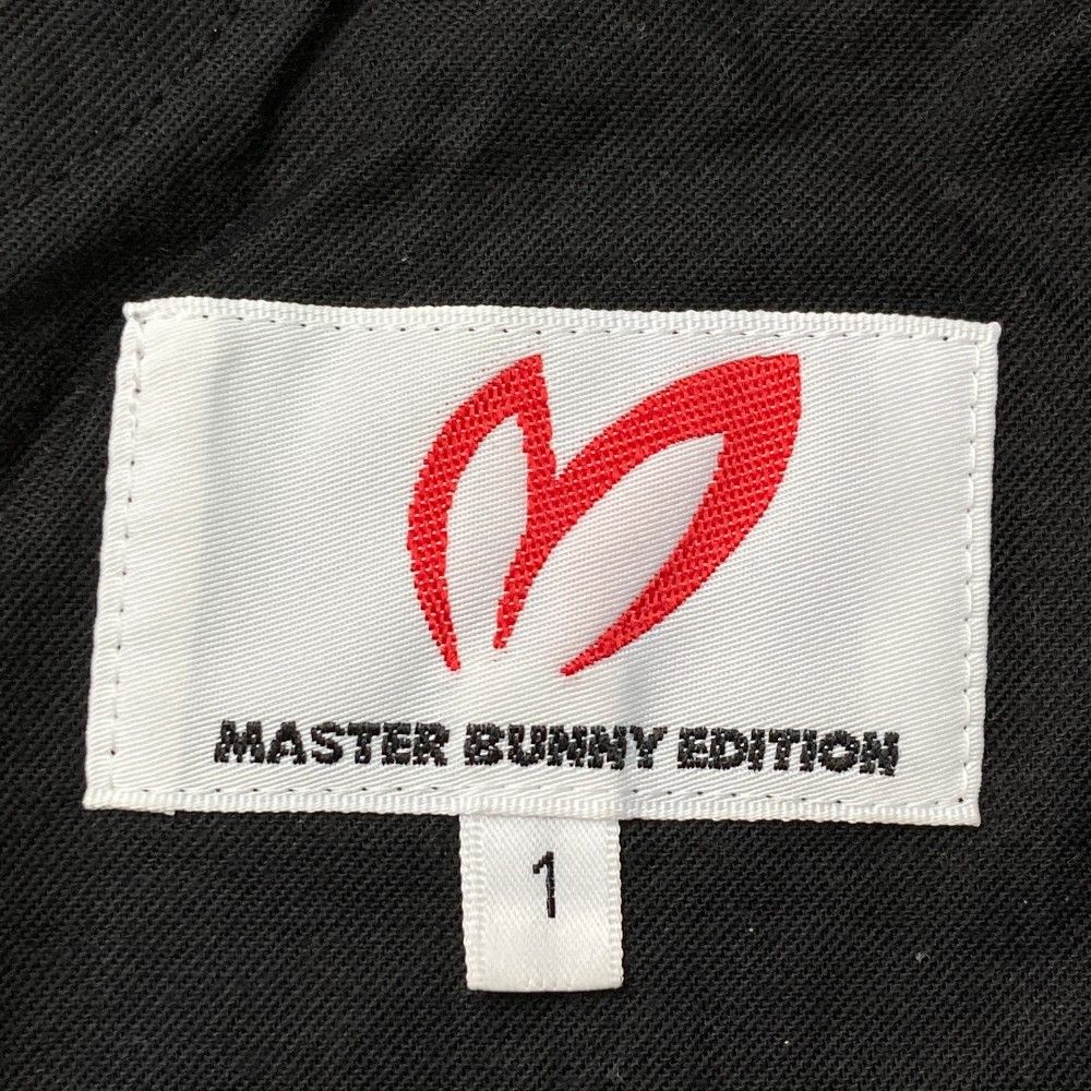 サイズ：1 MASTER BUNNY EDITION マスターバニーエディション  ロングパンツ 総柄 ブラック系 [240101446135] ゴルフウェア レディース ストスト MASTER BUNNY EDITION マスターバニーエディション ロングパンツ