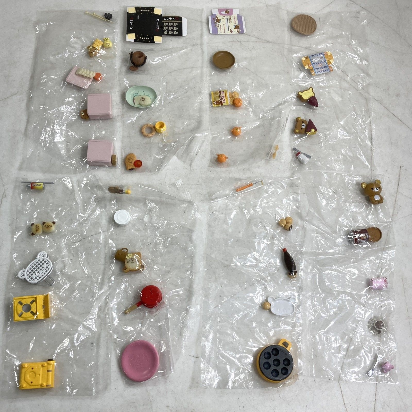 Re-MeNT リーメント リラックマ のんびり だんらん時間 全8種コンプリートセット まとめ商品 ミニチュア 現状品 0.10kg