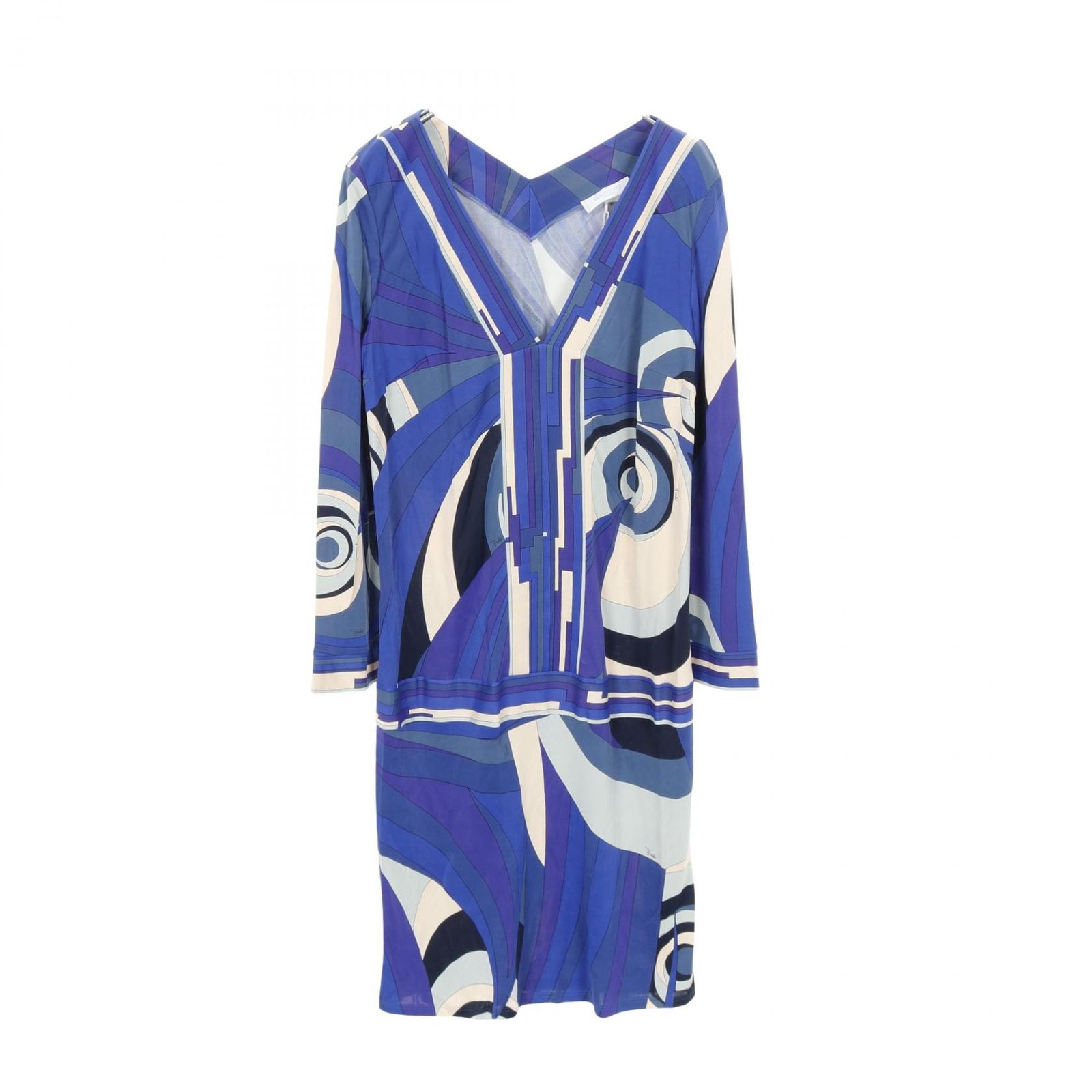 EMILIO PUCCI ワンピース エミリオプッチ Emilio Pucci ワンピース 96RG13 ブルー レーヨン