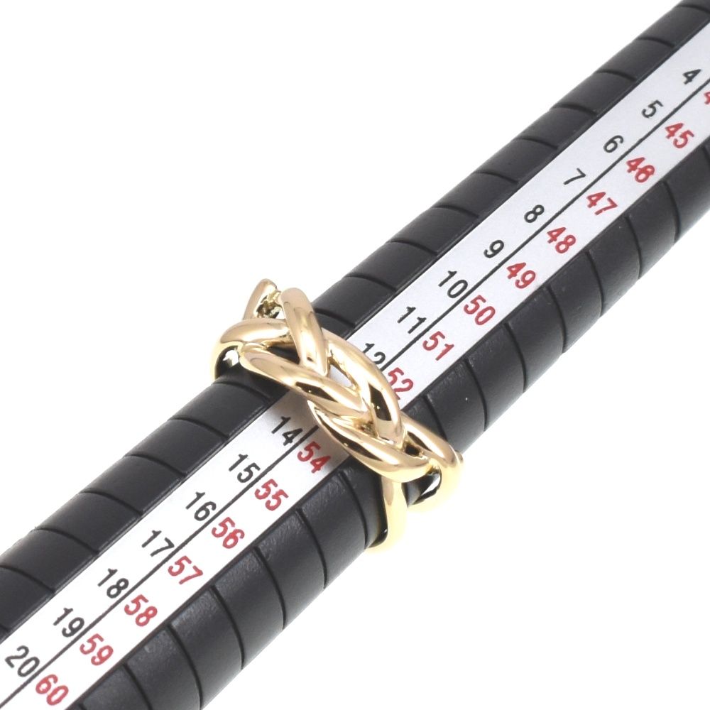 ティファニー TIFFANY&Co. クロスライン リング サイズ53/JP13 K18YG