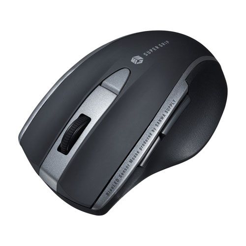 【5個セット】 サンワサプライ 静音BluetoothブルーLEDマウス(5ボタン) MA-BTBL167BKX5