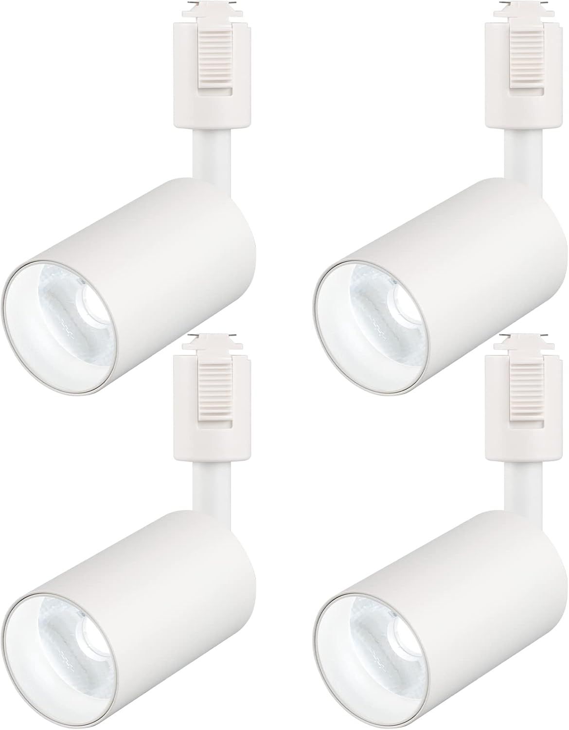 ygdesign ライティングレール用スポットライト led スポットライト 100W相当 LED一体型照明 4個セット 昼白色 5000K-6000K ダクトレール用スポットライトライティングバー 消費電力10W 大光量1023lm