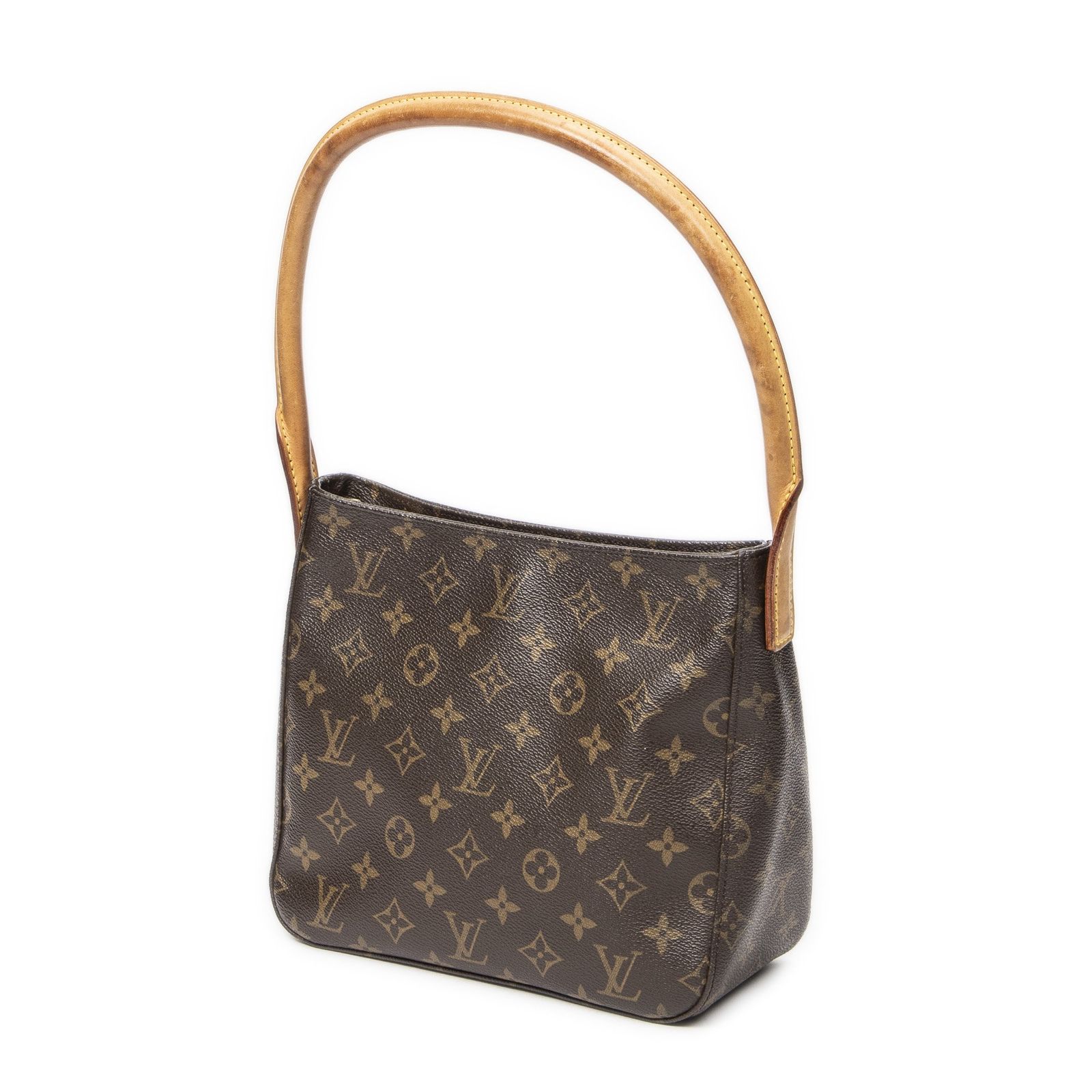 ルイヴィトン VUITTON 中古] LOUIS VUITTON ルイヴィトンルーピング茶色モノグラムキャンバスAB