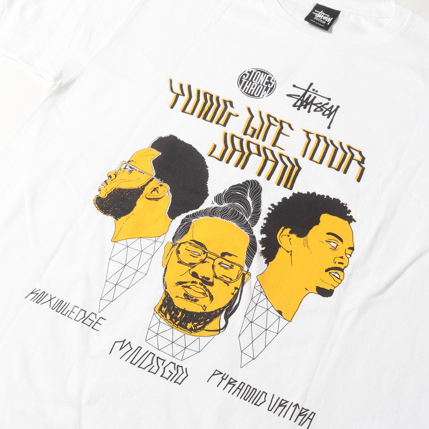 早期完売★Stussy★WORKER TEE 人気半袖 Tシャツ(WHITE/追跡O) Stüssy