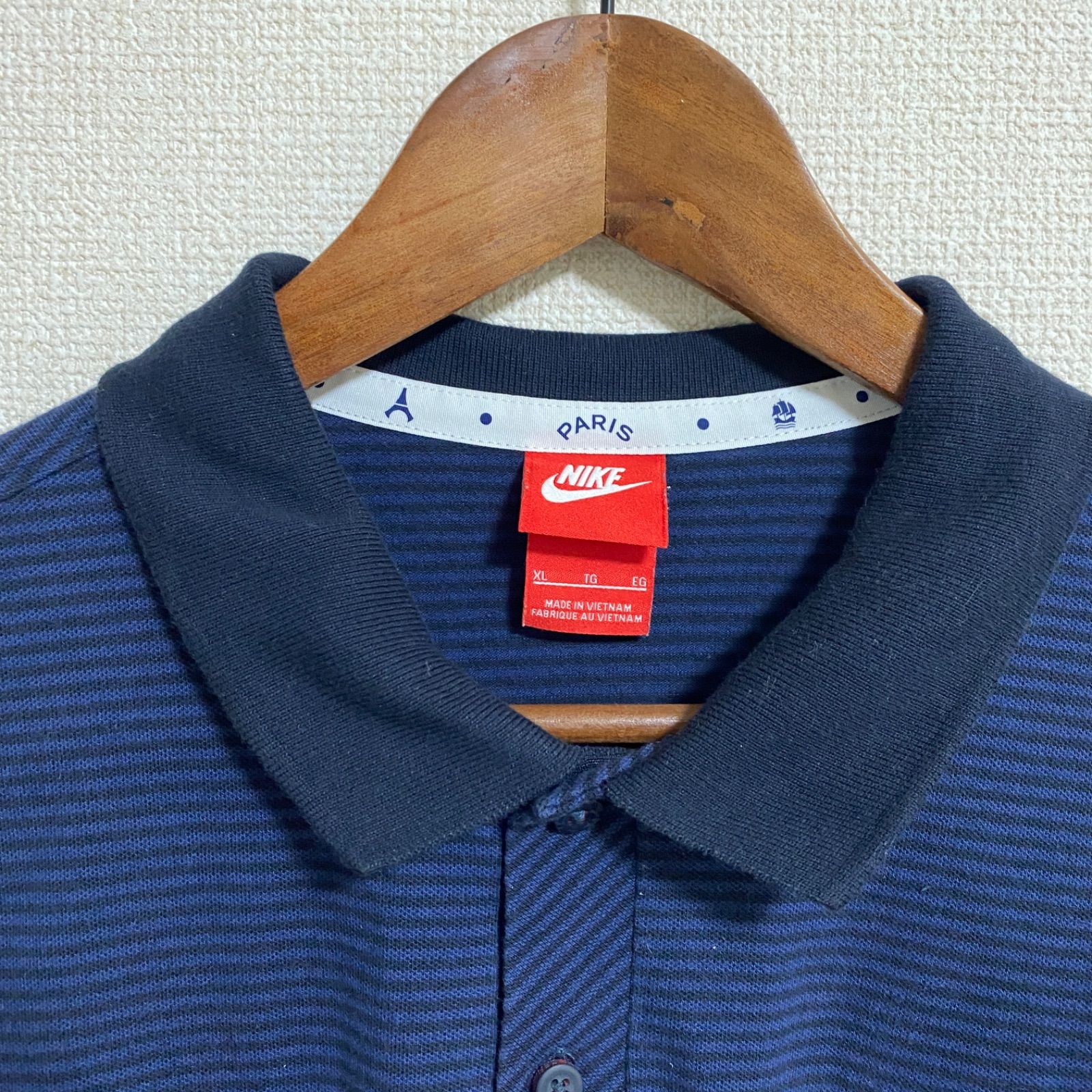 ナイキ パリサンジェルマン PSG ポロシャツ ネイビー XL PARIS NIKE 