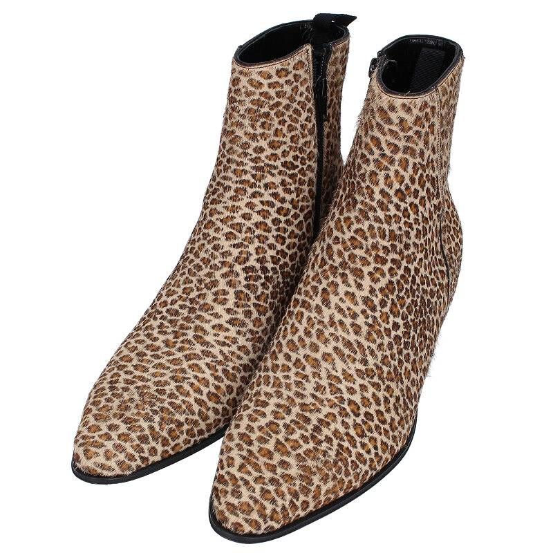 Celine Hedi Slimane レオパード ブーツ 【公式通販】