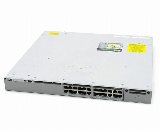 Cisco Catalyst C9300-24T-E V05 24ポート1000BASE-T CAT9K_IOSXE Ver.17.3.4 network-essentialsライセンス 設定初期化済 中古