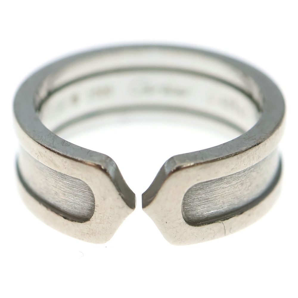 100％品質保障。 Cartier カルティエ C2 リング Au750 K18 ホワイトゴールド 指輪