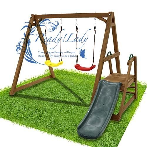 ブランコ 屋外 大型 防水 滑り台+ブランコ+フレームセット 総耐荷重