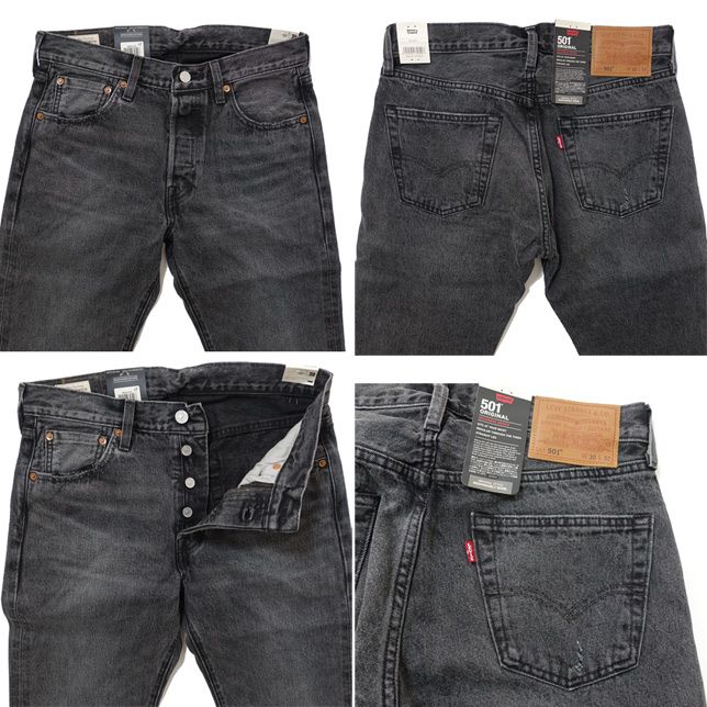 Levi's 501 ジーンズ ブラック DEEP BREATH セルビッジ リーバイス LEVI'S 501(R) ジーンズ ブラック DEEP BREATH