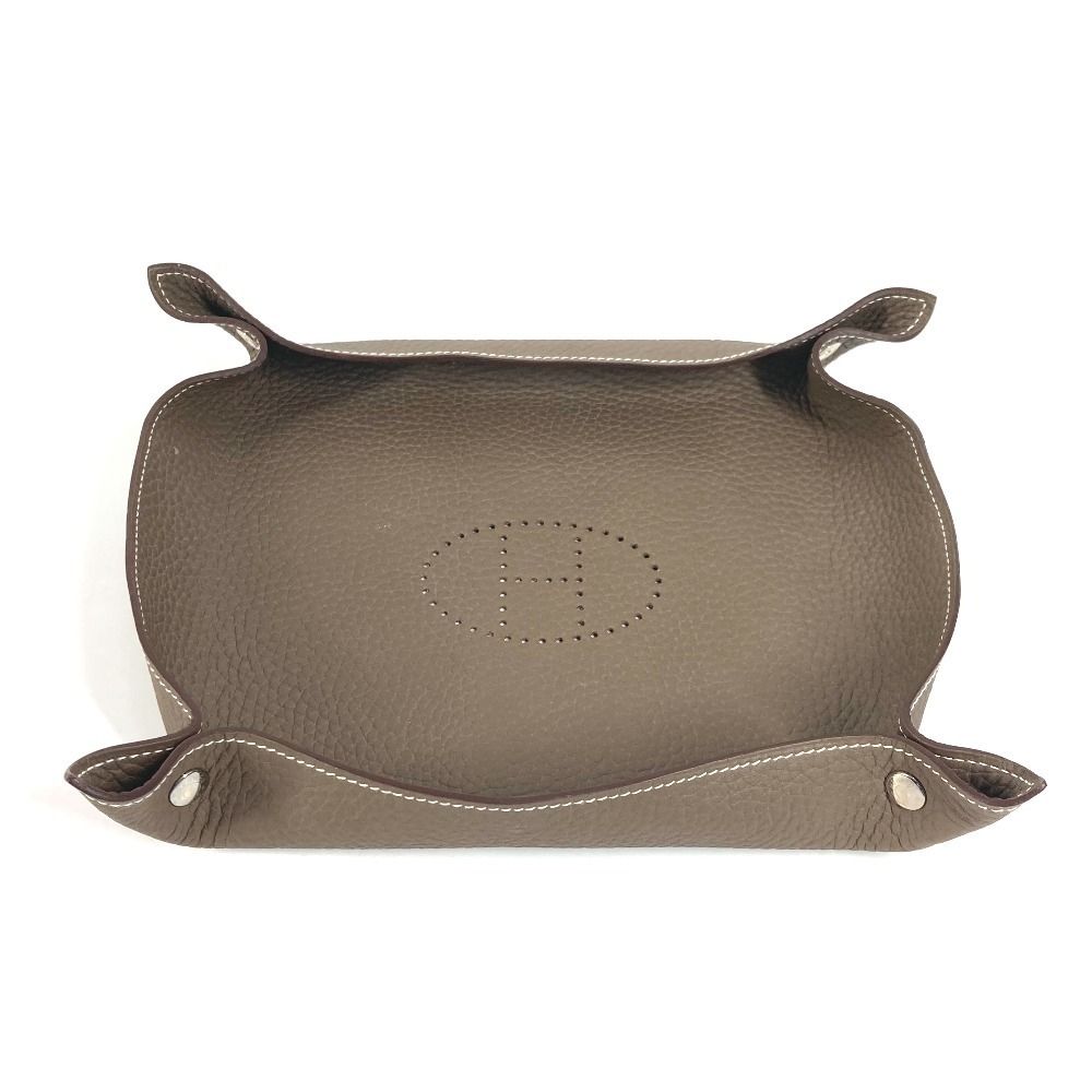 HERMES 小物入れ ヴィドポッシュミニ エトゥープ エルメス(HERMES)エルメス ヴィドポッシュ ミニ トレイ