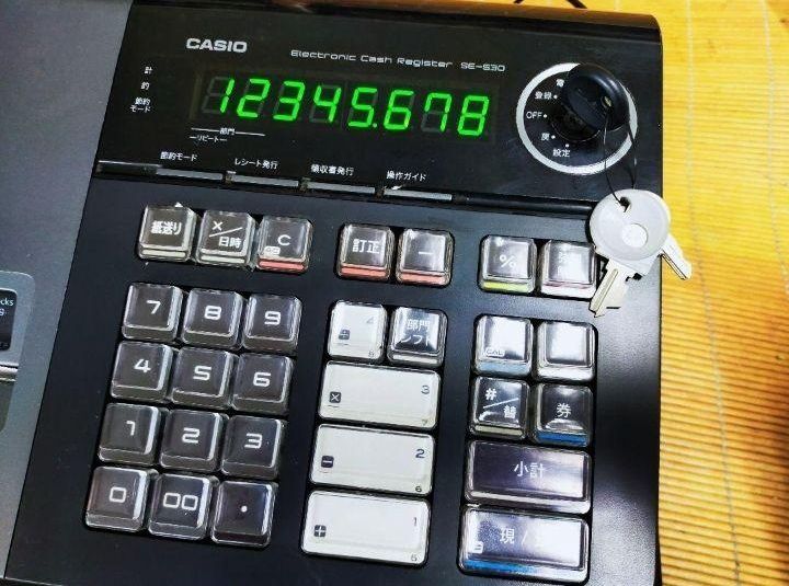 カシオレジスター　SE-S30　人気機種　送料無料　811001 カシオレジスター SE-S30 人気機種 コンパクト 送料無料 108001