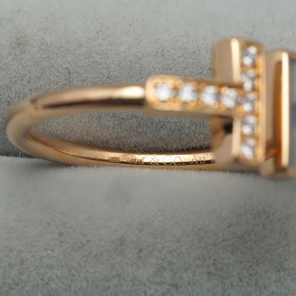 ティファニー リング シェル ダイヤ ダイヤモンド Tワイヤー 14.5号  