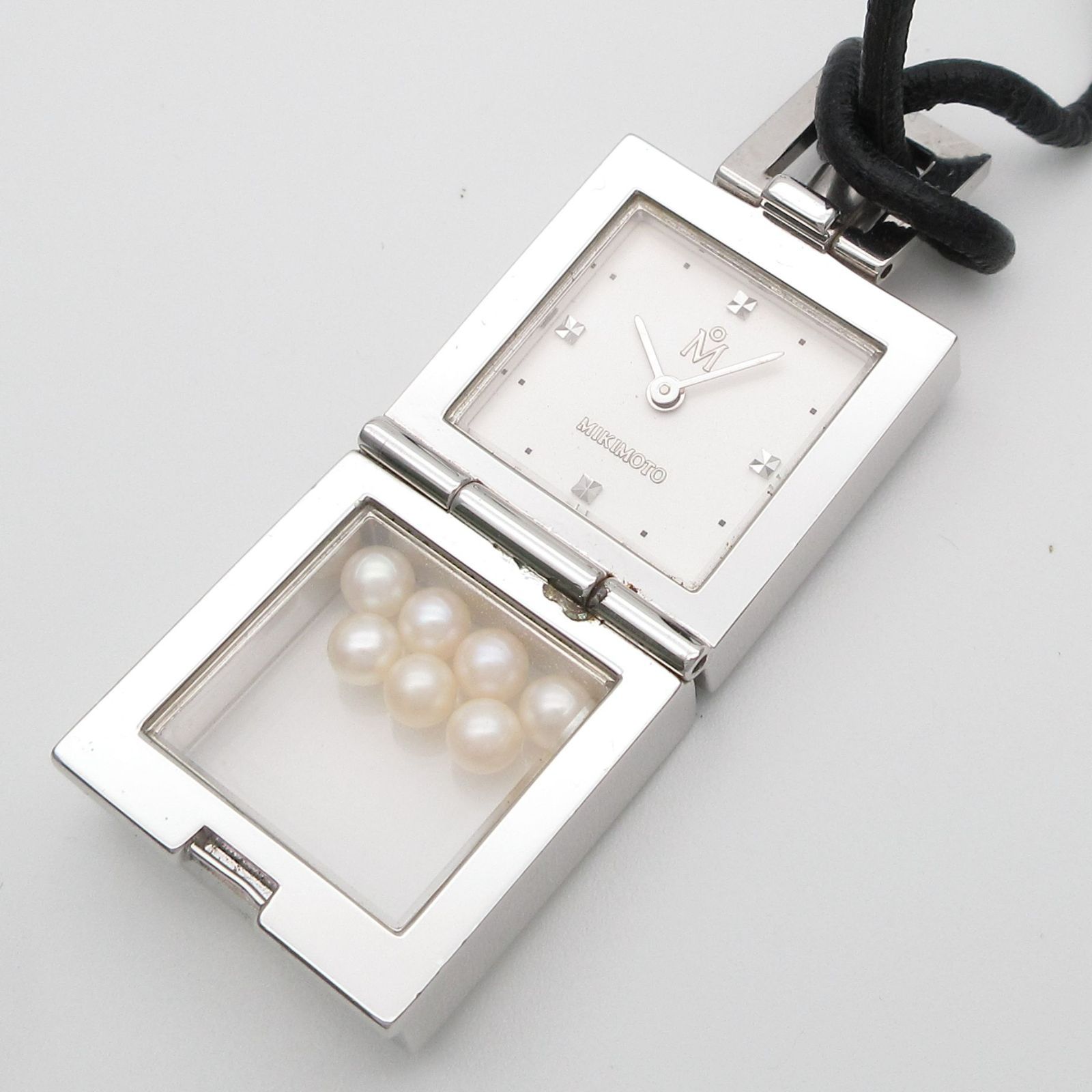 ミキモト MIKIMOTO パール ペンダント ウォッチ クォーツ 時計