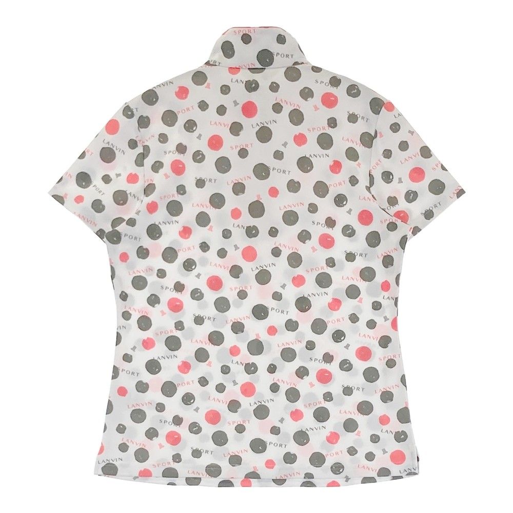 サイズ：38 LANVIN SPORT ランバン スポール  半袖ハーフジップTシャツ  ホワイト系 [240101422545] ゴルフウェア レディース ストスト 楽天市場】【30%OFF SALE】LANVIN SPORT ランバン スポール