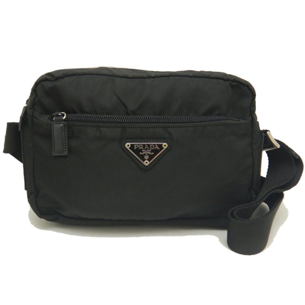 PRADA プラダ B9061 ショルダーバッグ VELA ナイロンxレザー