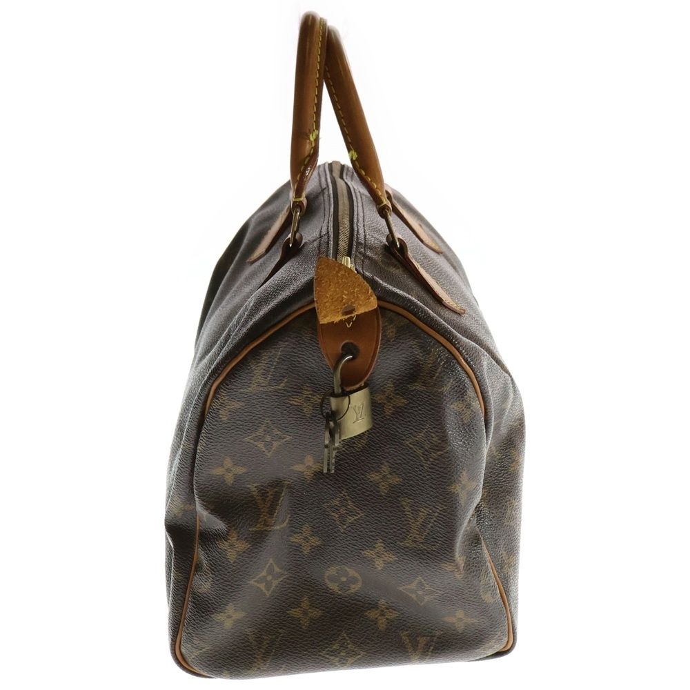 美品 ルイヴィトン モノグラム スピーディ30 ボストンバッグ PVC ブラウン LOUIS VUITTON (ルイヴィトン) スピーディ30 モノグラム PVC