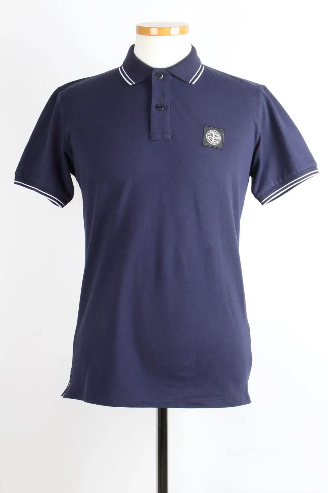 ストーンアイランドジュニア ワッペン PK Tシャツ ネイビー 14Y