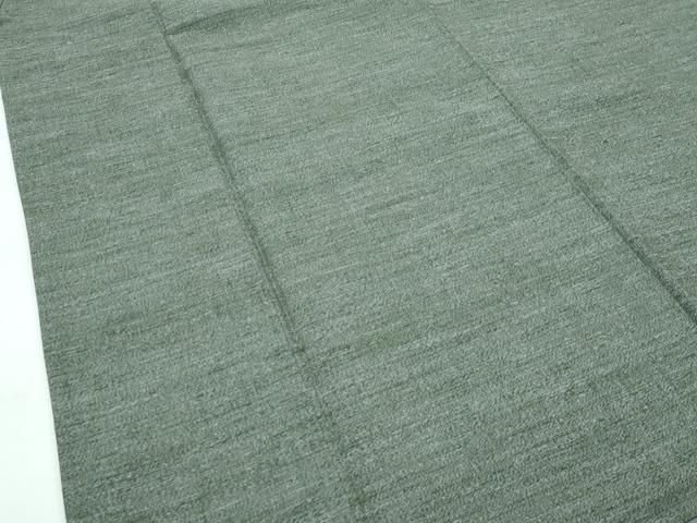 平和屋本店□極上 男性 結城紬 アンサンブル 杢 キングサイズ 逸品