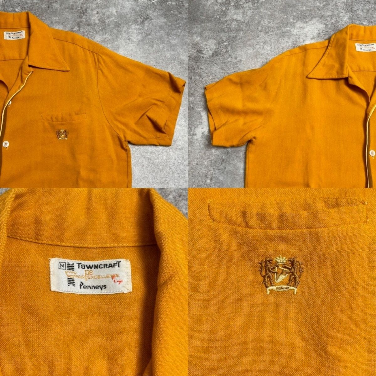 towncraft pennys 60-70s オープンカラー　開襟シャツ towncraft pennys 60-70s オープンカラー 開襟シャツ - メルカリ