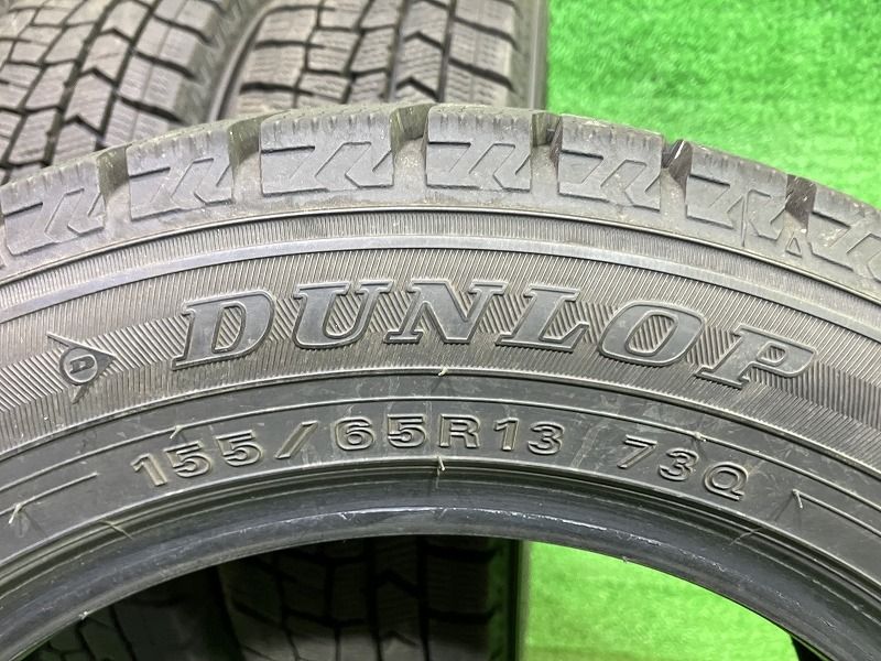 DUNLOP スタッドレス ダンロップ ウィンターマックスWM02 155 65R13 4本 7ミリ FFCRYSTALESIA_COM