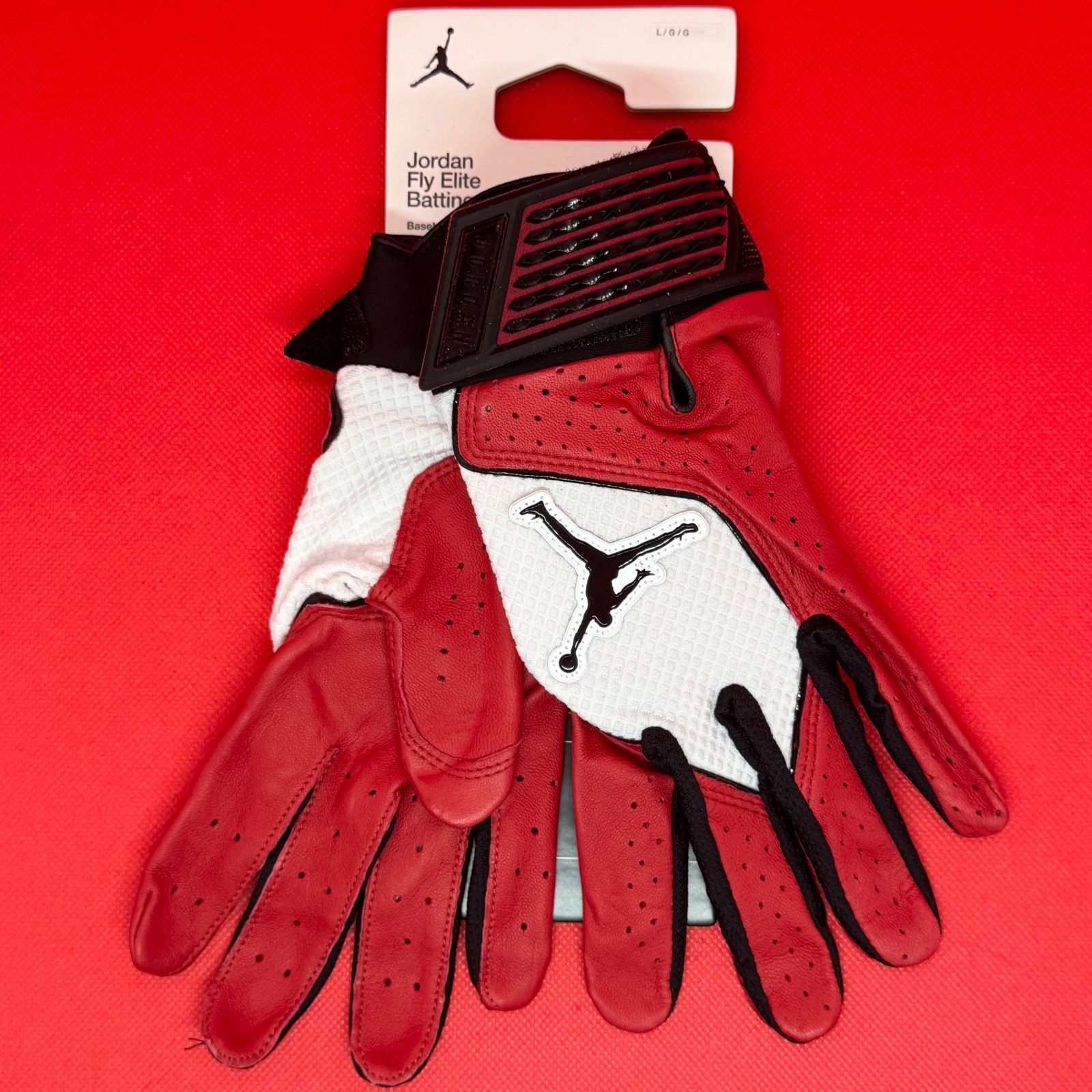 ジョーダン　フライ エリート BG　バッティング手袋　ホワイト　JD1101 JORDANFly Elite バッティンググローブ 両手用 | 野球専門店87