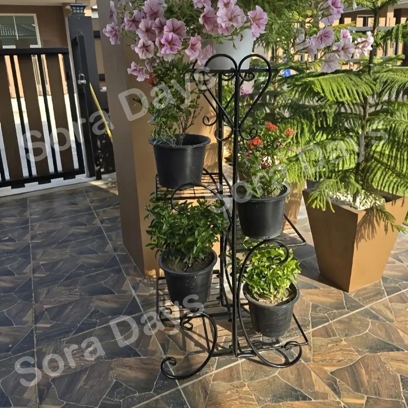 フラワースタンド プランター台 ヨーロッパ風 エレガント 5段 鉢置き