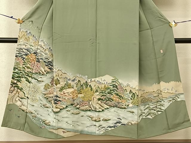 平和屋着物□上質な色無地 作家物 紅梅色 正絹 逸品 未使用 AAAT5924ru