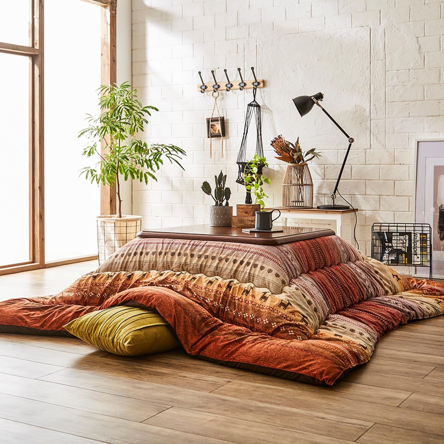 新着商品 イケヒコ こたつ掛けふとん 長方形 ラディ 約205×245cm オレンジ 洗える 国産 5185239