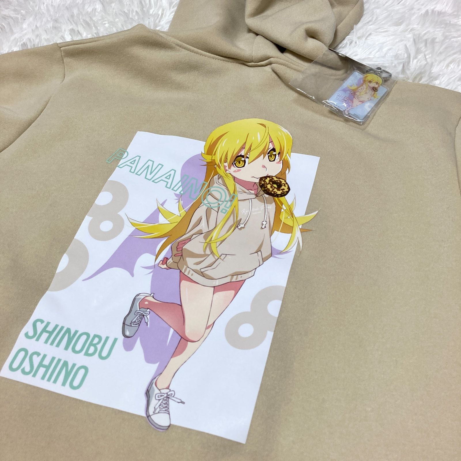 物語シリーズ 忍野忍 パーカー ベージュ ドンキホーテ コラボ