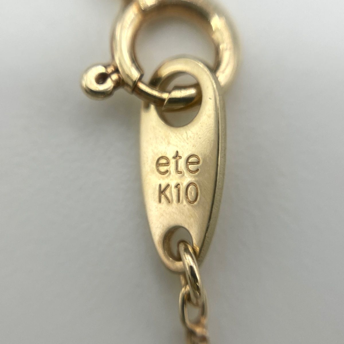 エテ ete デザインブレスレット YG イエローゴールド 腕輪