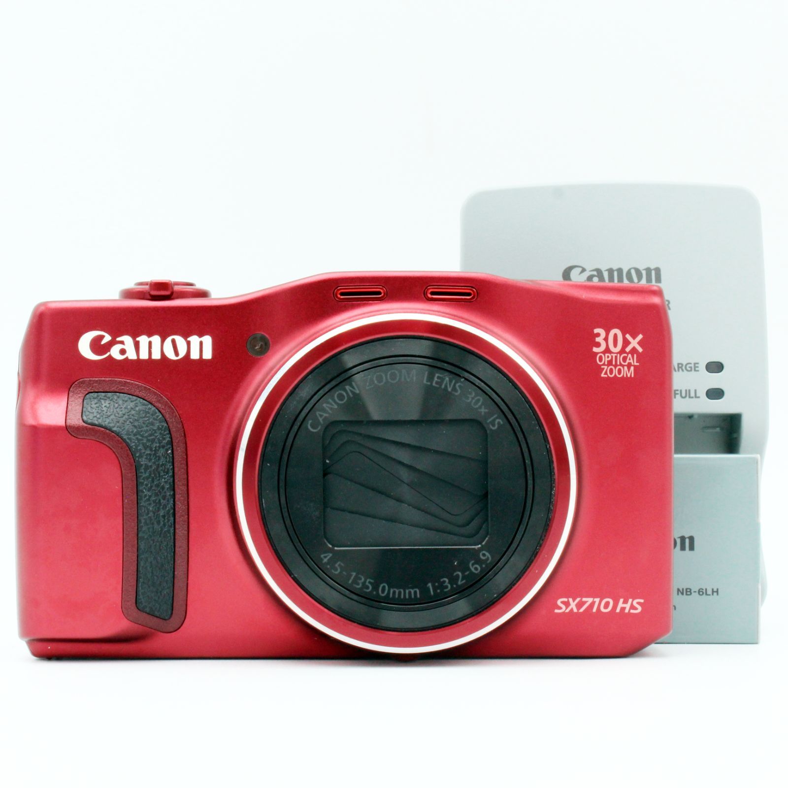 極上品】CANON PowerShot SX710 HS レッド 光学30倍ズーム#6405 - メルカリ 