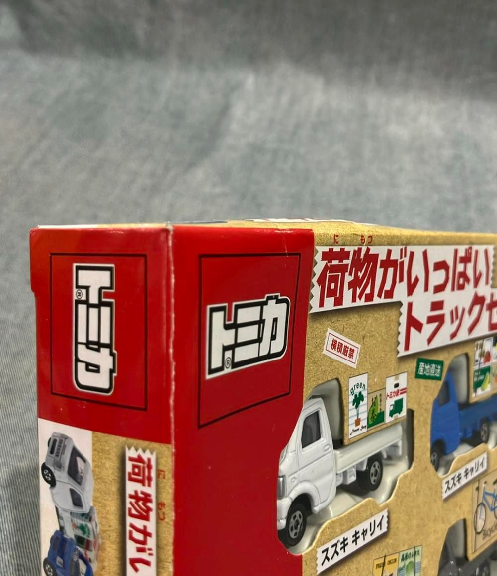 トミカ 荷物がいっぱいトラックセット スズキ キャリイ/トヨタ タウンエース/スバル サンバー タカラトミー トミカ 荷物がいっぱいトラックセット スズキ キャリイ/トヨタ