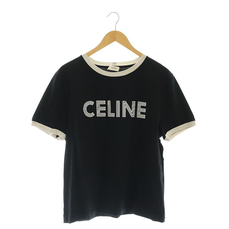 CELINE 黒 ロゴ Tシャツ M 楽天市場】CELINE セリーヌ Logo T-Shirts Tシャツ メンズ 半袖