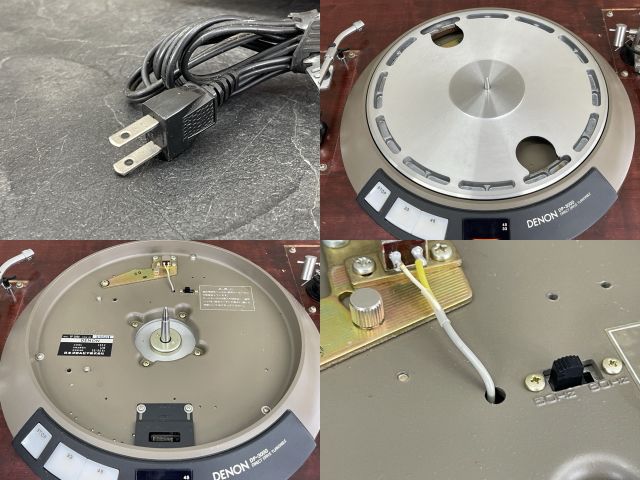 自作 ターンテーブル 【中古】 DENON DP-3000 ダブルアーム