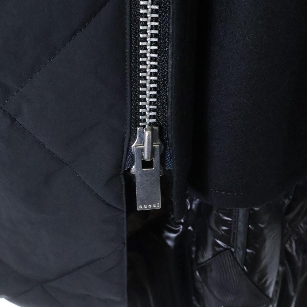 sacai wool melton mix coat 新品未使用　サカイ　コート sacai] Wool Melton Coat – MaW SAPPORO