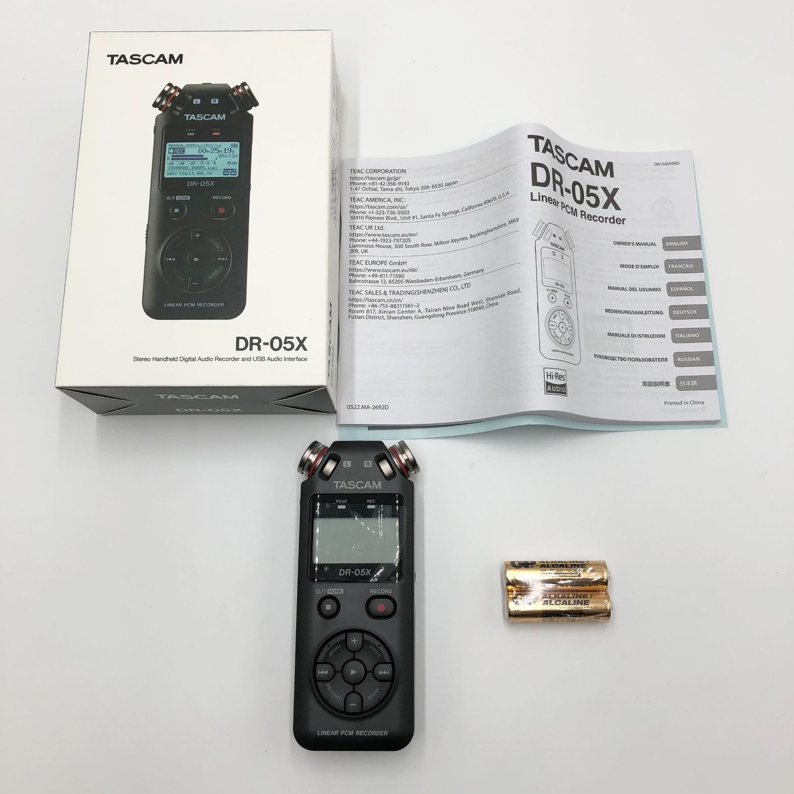 専用です TASCAM(タスカム) DR-05X USB オーディオインターフェース搭載