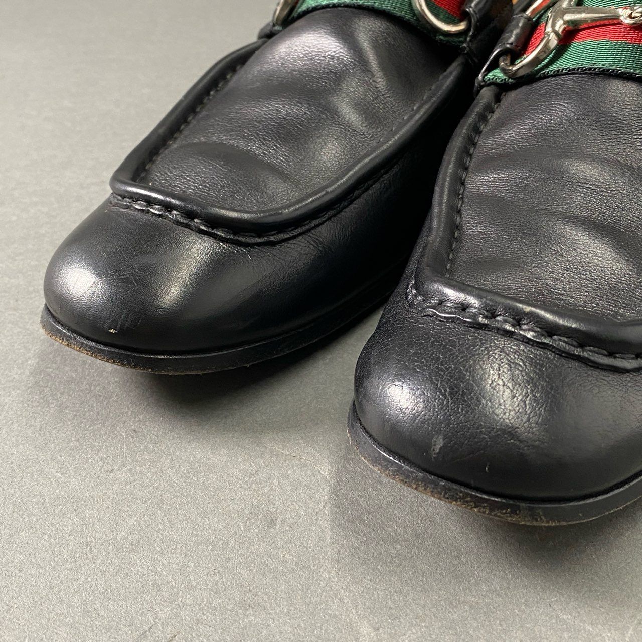 GUCCI グッチ レザーローファー 7 1/2 ブラック シェリー 楽天市場】GUCCI グッチ 644724 GGシェリーライン レザー