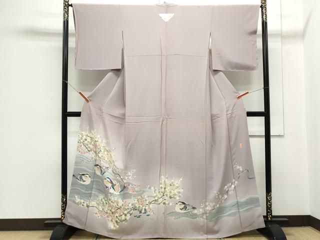 平和屋着物●本加賀友禅 池田 裕 豪華色留袖 鴛鴦花文 暈し染め 正絹 CAAY9425th